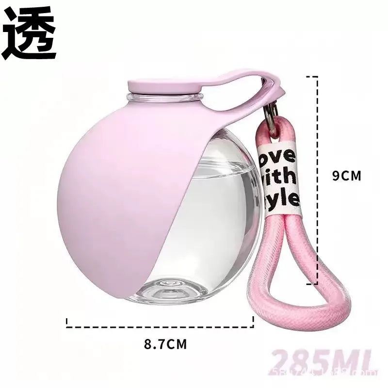 Stainless Steel Portable Dog Water Bottle with Bowl