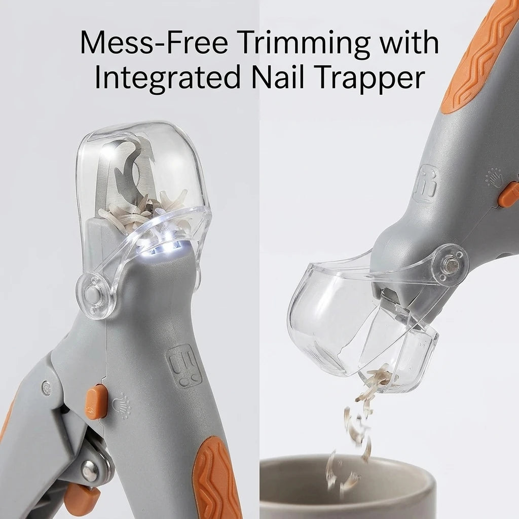 LED Pet Nail Clippers with Magnifier