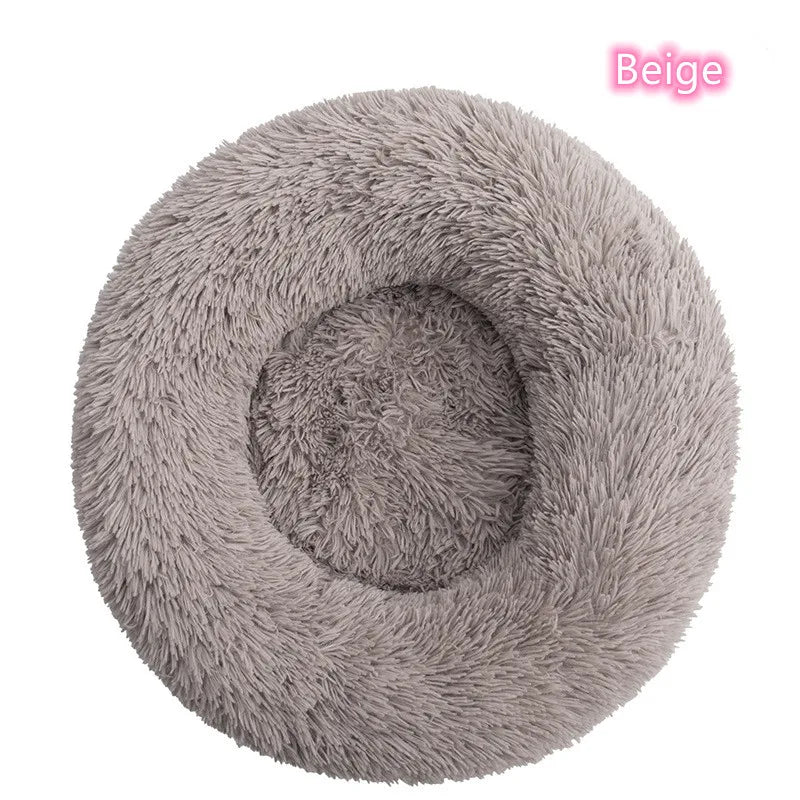 Donut Cuddler Calming Pet Bed - Beige